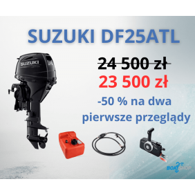 SILNIK SUZUKI MARINE DF25ATL + VOUCHER NA KURS