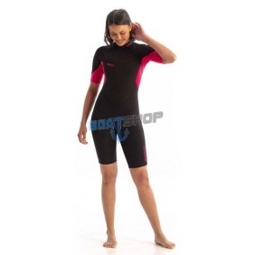 Pianka Jobe Sofia 3/2mm Shorty Wetsuit Women Hot Pink XL
